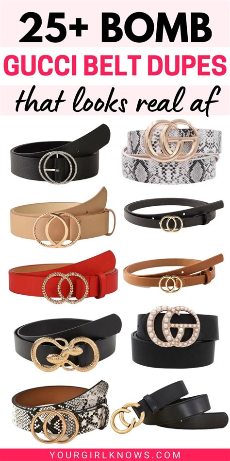 skinny gucci belt dupe.